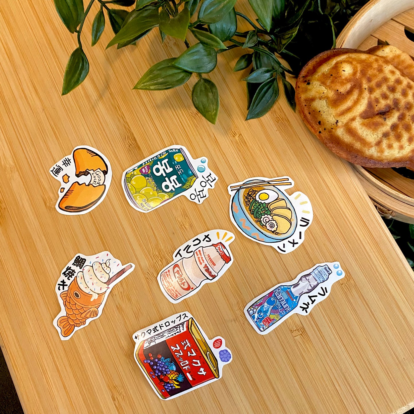 Set Mini Stickers ShiiTake