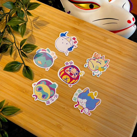 Set Mini Stickers ShiiTake